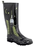 Capelli New York Shiny Skyline Nyc Destination Ladies Rain Boot