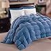 Natural Comfort Allergy-Shield s TM Luxurious Queen Down Alternative Comforter, Blue