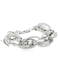 Kenneth Cole New York "Urban Smoke" Oval Interlocked Link Bracelet, 10.5"