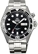 Orient #CEM65001B Men's Black Mako Stainless Steel 200M Diver Watch