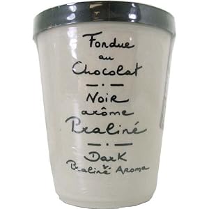 Dark Chocolate with Praline Anysetiers du Roy Chocolate Fondue 7 oz crock by Anysetiers du Roy