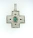 Sterling Silver Cross with #8 Turquoise