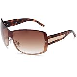 Fantas-Eyes Womens Stiletto Shield Sunglasses