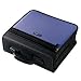 SANWA SUPPLY DVD・CDケース(ブルー) FCD-24003BL: 鍵付きでデータの盗難・漏洩予防に対応した大容量メディアケース。240枚収納、ブルー。
