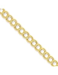 5.7mm, 14 Karat Yellow Gold, Double Link Chain - 16 inch