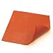 CS Hyde Silicone Sponge Rubber, Closed Cell, Commercial Grade, Medium Density, 0.062" Thick, Red, 12" Width, 12" Length