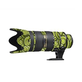 LensSkins Green Swirl for Nikon 70-200mm f/2.8G AF-S ED VR II (N70200V2GS)