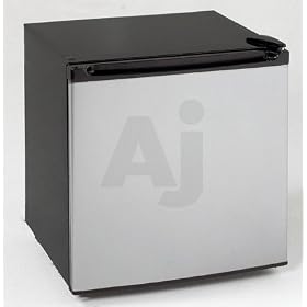 Avanti RM1702PS1 1.7 cu. ft. Compact Refrigerator with 1 Wire Shelf, Manual Defrost, Door... by
