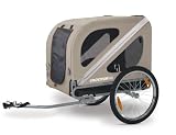Croozer Dog - Remorque vélo pour chien - Fixation sur axe incluse - Beige