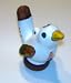 Water Warbler Whistle Ocarina Flute Flying White Dove