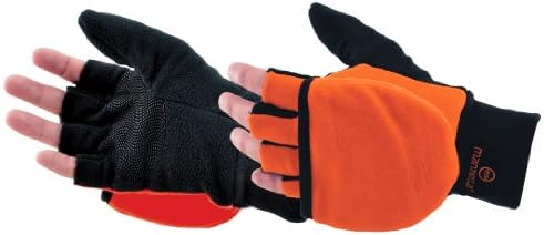 Manzella Glo - Mitt 40 grams of Thinsulate Insulation Convertible Gloves Blaze Orange