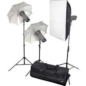 Impact Three Monolight Kit (120VAC)