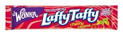 Wonka Stretchy & Tangy Laffy Taffy, Cherry Cereza, 1.5-Ounce Packets (Pack of 36)
