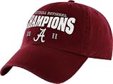 Alabama Crimson Tide Red '47 Brand 2011 BCS Football National Champions Cleanup Adjustable Hat