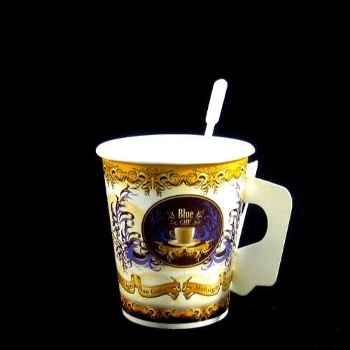 Plastic coffee spoons 5" Lightweight 100 pieces per pack.(Pack of 10) Product of Thailand