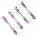 Hosim Front Rear Turnbuckles Set, Aluminum Adjustable 83-97mm Camber Linkage Rod Ends for 1/10 Traxxas Slash 4x4 RC Cars Replacement Upgrades Hop-up Parts Purple(4PCS)