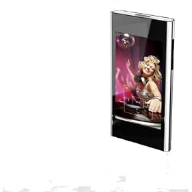 Coby 4 GB Flash MP3 Player with 3-Inch Color LCD, FM and Touch Screen Control (Black)