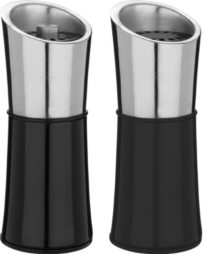 Trudeau 5-1/2-Inch Slope Peppermill Salt Shaker