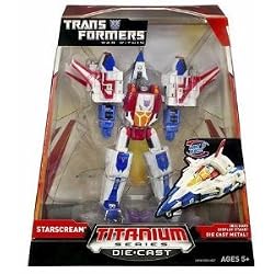 Titanium Series Transformers 6 Inch Metal Cybertron Starscream