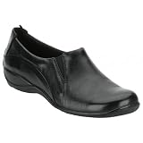 Clarks Womens Coffee Cake Shoes Black Leather 4 UK