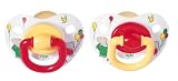 Tigex - Sucettes et Anneaux de dentition - 2 Sucettes Latex imprimées
