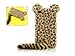 Cute 3D iPhone 6/6S Protetive Case Plush Tail Leopard TPU Case Cover Skin for iPhone 6/6S