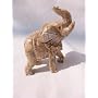 Soapstone Elephant Figurine 3.25"H