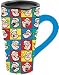 Silver Buffalo Popeye Ceramic Travel Mug with Friction Lid, 16 Ounces, Multicolored (PY1388)