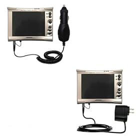 Essential Kit for the Archos AV300 - includes Car and Wall Charger with Rapid Charge... by Gomadic for the Archos AV300 Series