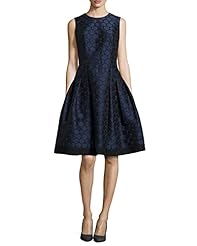 A-line Sleeveless Jacquard Short Dots Print Party Dress 