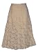 Apparel : Swing A-line Lace Skirt/Ivory