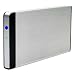 FANTEC fanbox FB-C25US2, Externes 6,35 cm (2,5Zoll) Geh�use, SATA, eSATA, USB 2.0, silber
