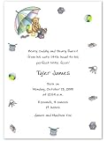 Bear Umbrella Birth Announcements - Set of 20