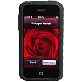 DiamondPatternBlackThickSkinCaseforAppleiPhone3G