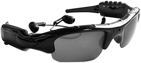 Video Sunglasses+mp3 Player Glasses Hidden Mini Camera Dv DVR Recorder Camcorder -16gb Tf Memory Card