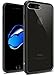 iPhone 7 Plus Case, LK [Air Hybrid] Ultra Slim Shockproof [Crystal Clear] Back Protective Case + TPU Bumper Cover for Apple iPhone 7 Plus (Black)