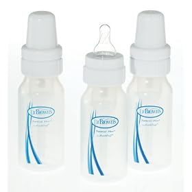 Dr. Brown's BPA Free Polypropylene Natural Flow Standard Neck Bottle