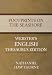 Footprints on the Seashore - Webster's English Thesaurus Edition