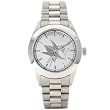 SAN JOSE SHARKS Beautiful Water Resistant "Sapphire Series" PLATINUM WATCH with Stainless Steel Band