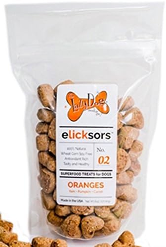 Lazy Dog Cookie Company elicksors No. 02 Superfood Dog Treats - Oranges (Yam, Pumpkin, Carrot)