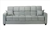 Cabo Convert-A-Couch Full Sleeper - Microfiber Sky