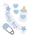 3-D Stickers - Baby Boy Theme