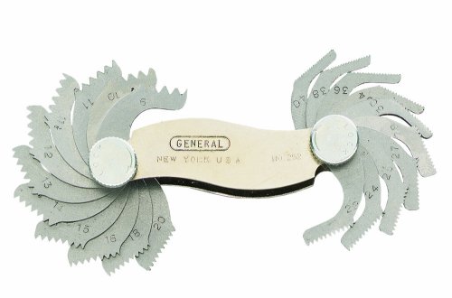 General Tool 252 Screw Pitch Gage