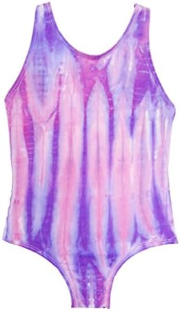 Tie Dye Racer Back-Purple/Pink-5/6