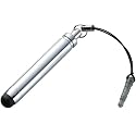 ELECOM スマートフォン用タッチペン 伸縮タイプ iPad iPhone iPod touch Xperia GALAXY S MEDIAS対応 シルバー P-TPEXSV