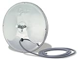 Grote 8" Round Convex Mirror with Center-Mount Ball-Stud Stainless Steel 12283