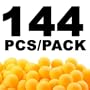 Blank Ping Pong Balls 144-pack, By GOGO, Beer Pong Balls - Orange