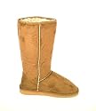 Womens Snugg Style Chestnut Brown Flat Boots