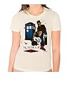 Doctor Who - The Doctor Is In - Natural Ladies Organic Cotton Tee
