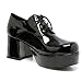 3 Inch Chunky Heel (Mens Sizes) Lace Up Goth Platform